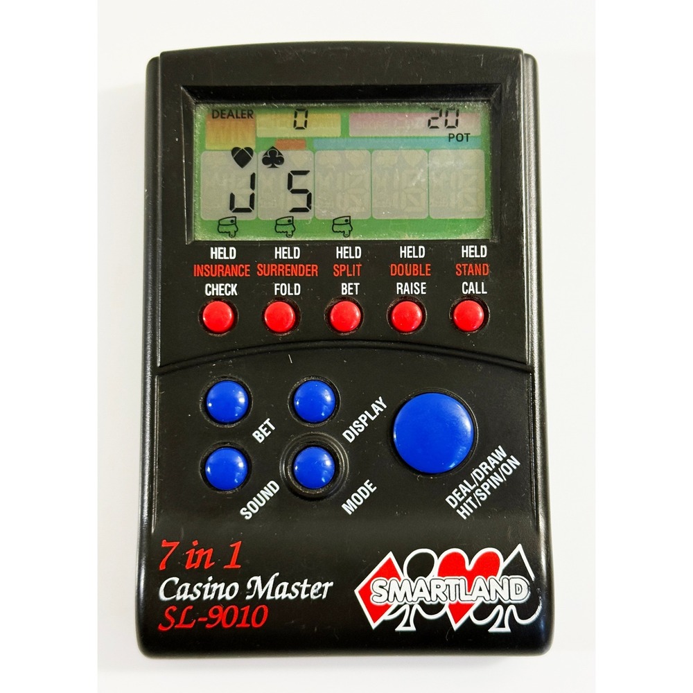 Smartland‎ Casino Master Handheld Game Black 7-in-1 SL-9010